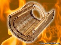 2er Set Kaminkorb, holzverst�rkt