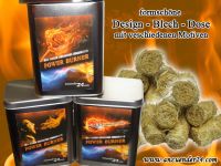 POWER BURNER DESIGN Metalldose inkl.(200 St�ck Anz�nder)